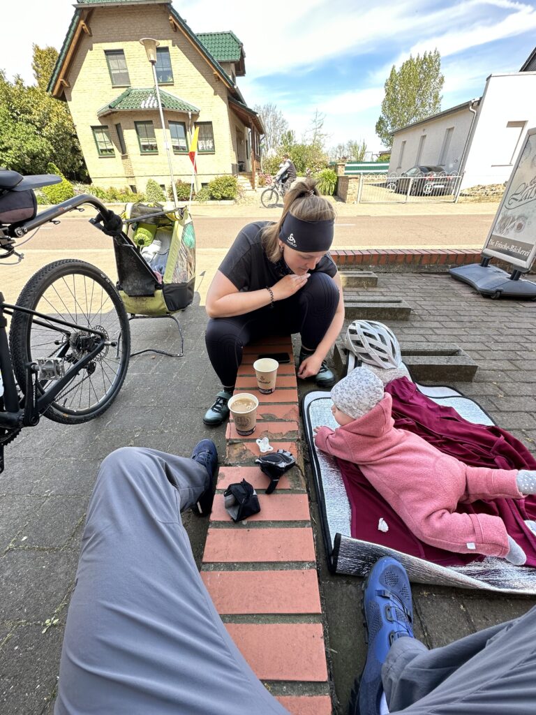 Pause auf Radreise